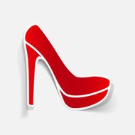 realistic design element shoe N19