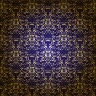 Damask seamless floral pattern N14