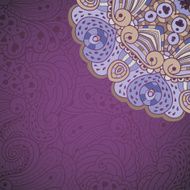 Vector seamless texture background with abstract flowers N9