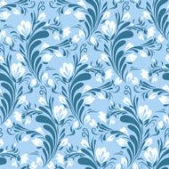pattern with abstract flowers N5