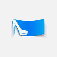 realistic design element shoe N20