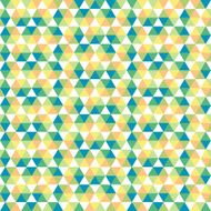 Seamless pattern of geometrical shapes