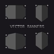 Set of vector banners N3