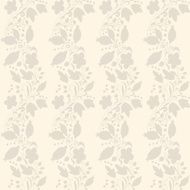 Seamless ornament floral beige neutral background