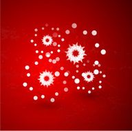 Red christmas vector background N6