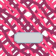 Stripe pattern with Label for Text Vector N2
