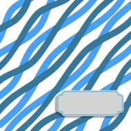 Stripe pattern with Label for Text Vector N3
