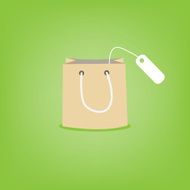 shopping bag vector icon N4