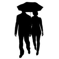 Vector Silhouette Of People N241
