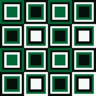 Fashion pattern with squares