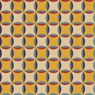 Seamless pattern in retro colors N2