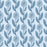 Seamless vector floral pattern N6