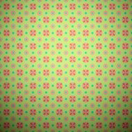 Abstract flower vector seamless pattern (tiling)