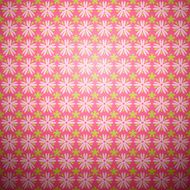 Abstract flower vector seamless pattern (tiling) N3