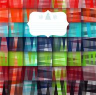Vector retro pattern of geometric shapes Colorful mosaic banner N2
