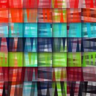 Vector retro pattern of geometric shapes Colorful mosaic banner N3