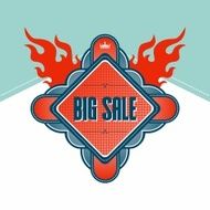 vintage sticker label N398