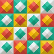 Background with diamonds in flat icon style N2