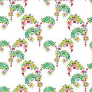 flowers vector abstract seamless pattern endless floral background N8