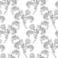 flowers vector abstract seamless pattern endless floral background N9
