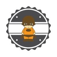 vintage sticker label N429