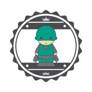 vintage sticker label N443