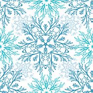 Abstract branches vignettes seamless pattern background