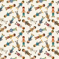 seamless young boy pattern N4