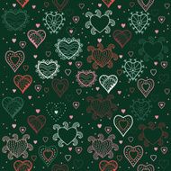 hearts seamless pattern romantic background N2