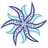 original vector snowflake lace N6