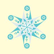 original vector snowflake lace N7