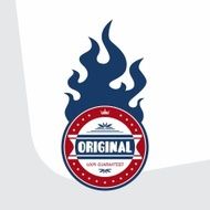 vintage sticker label N484