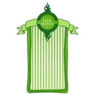 vintage sticker label N504