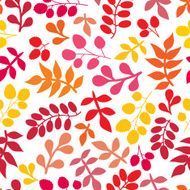 Colorful floral seamless pattern in cartoon style N8