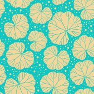 seamless leaf pattern Abstract ornament N2