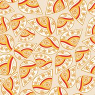seamless leaf pattern Abstract ornament N3