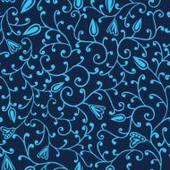 Colorful floral seamless pattern in cartoon style N11