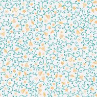 Colorful floral seamless pattern in cartoon style N13