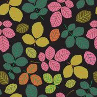 Seamless pattern with leaf abstract texture N3