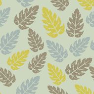 Seamless leaf pattern N24