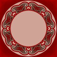 Greeting card with oriental pattern N8
