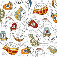 Seamless pattern with leaf N40