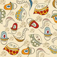 Seamless pattern with leaf N42