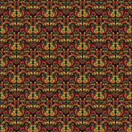 Khokhloma Damask Background
