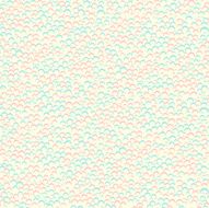 Seamless simple retro geometrical pattern of pastel colors