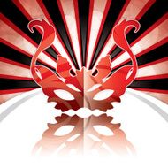Carnival mask background