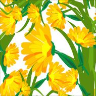 Seamless Pattern Flowers N4