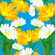 Seamless Pattern Flowers N13