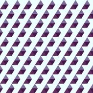 seamless pattern of purple triangles on a light background