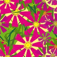Seamless Pattern Flowers N15